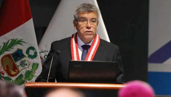 Antonio de la Haza brindó un discurso al tomar juramento a 18 nuevos fiscales y un juez. (Foto: Difusión)