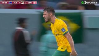 Australia se acerca a octavos: golazo de Mathew Leckie para el 1-0 ante Dinamarca | VIDEO
