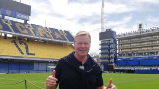 Boca Juniors vs. River Plate: Koeman llegó a Argentina para ver el superclásico y dio su favorito | VIDEO