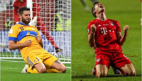 Gignac vs. Lewandowski: Duelo de goleadores en la final del Mundial de Clubes.