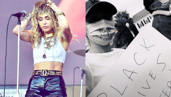 Miley Cyrus se pronuncia tras el fallecimiento del afroamericano George Floyd. (Foto: Instagram)