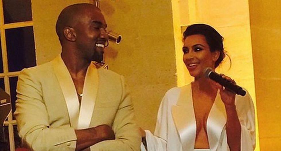 Kim Kardashian y Kanye West concretaron su matrimonio hoy. (Foto: privategg/Instagram)