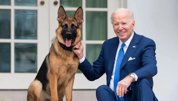 El presidente de Estados Unidos, Joe Biden junto con su perro. (Foto: Instagram)