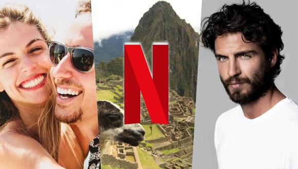 Stephanie Cayo, Bruno Ascenzo y el actor español Maxi Iglesias participan en la primera película original de Netflix hecha en Perú. Fotos: Stephanie Cayo en Instagram/ Netflix.