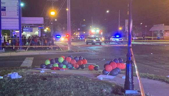 Dos personas murieron y siete resultaron heridas durante un tiroteo en una fiesta en Charlotte, Estados Unidos. (Foto: @TaylorSimpsonTV / Twitter).