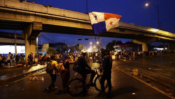 Serán ocho los puntos planteados para poner fin a las protestas en Panamá. (Foto: Bienvenido Velasco / EFE)