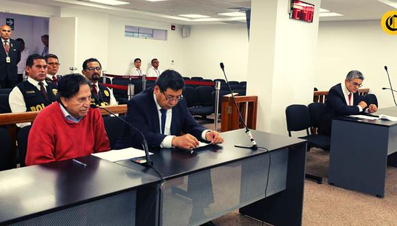 Alejandro Toledo en la audiencia de control de identidad del 23 de abril pasado, el día de su extradición al Perú.