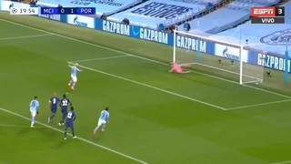 Manchester City vs. Porto: Sergio Agüero puso el empate 1-1 desde el punto de penal en la Champions League