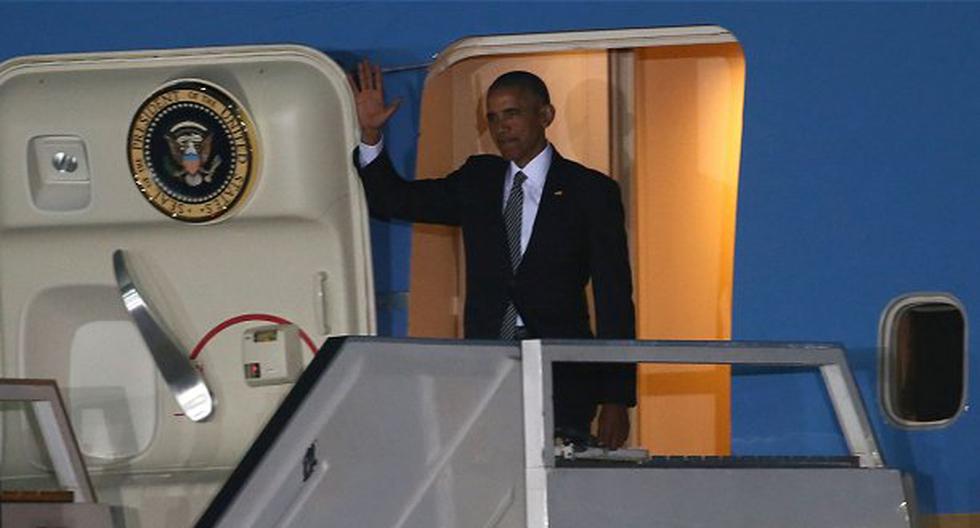Obama llegó a Lima. (Foto: Andina)