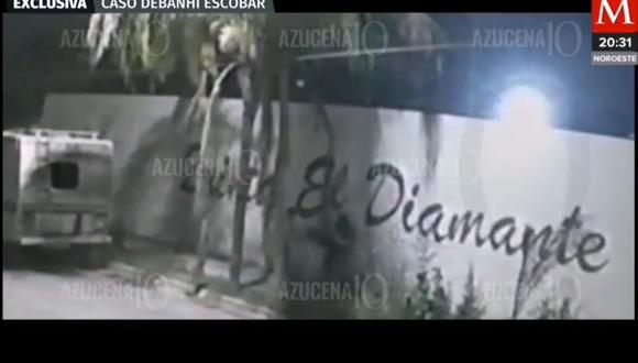 Debanhi Escobar se enfrentó a un hombre en la madrugada del 9 de abril. (Captura de video, Milenio).