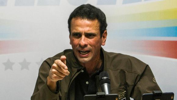 Henrique Capriles, líder del partido Primero Justicia en Venezuela. (Foto archivo: EFE)
