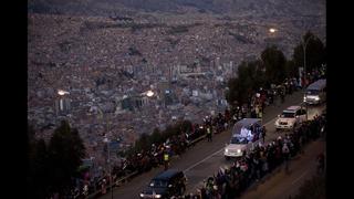 El apoteósico recibimiento al papa Francisco en Bolivia