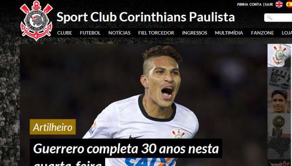Paolo Guerrero celebra 30 años y Corinthians saluda a su goleador
