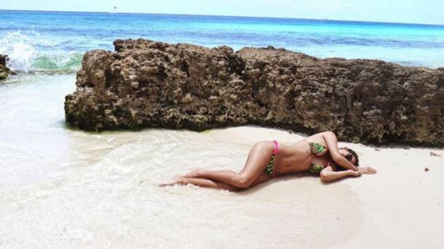 Valeria y su novio, Pierre Cateriano, disfrutaron de unos días de relax en Quintana Roo, México. (Foto: Instagram)