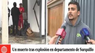 Explosión en Surquillo: combustible y marihuana en edificio