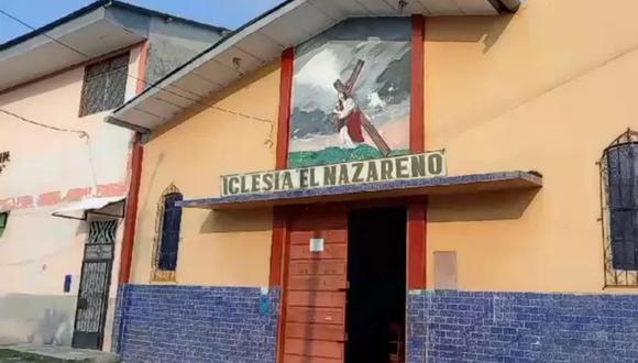 Sujetos robaron equipos de valor en iglesia 'El Nazareno', ubicado en Iquitos. (Foto: RPP)