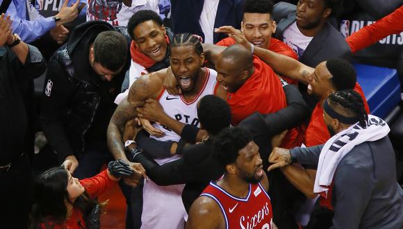 NBA: Kawhi Leonard y el agónico tiro ganador que clasificó a los Raptors a la final de la Conferencia Este. | Foto: Reuters