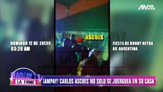 Alianza Lima: Magaly TV difundió imágenes de Carlos Ascues en la fiesta organizada por Donny Neyra
