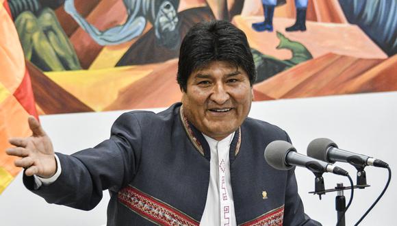Morales discrepa del informe de OEA que sugiere segunda vuelta en Bolivia. Foto: AFP