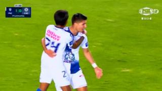 Cruz Azul vs. Pachuca: Micky Tapias y su gran definición para el 2-0 a favor de los tuzos | VIDEO