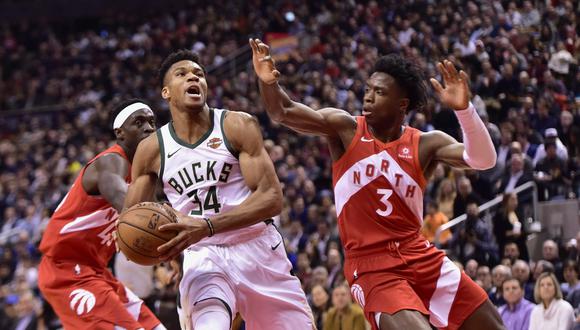 Raptors vs. Bucks EN VIVO ONLINE: juegan en Toronto por la NBA. (Foto: AP)