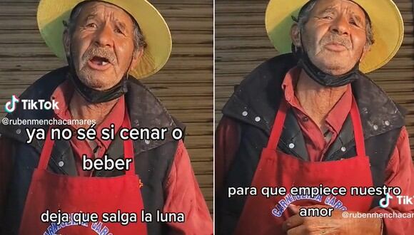 Hombre que vende tacos es viral por cantar idéntico como Pedro Infante. | Foto captura: @rubenmenchacamares / TikTok