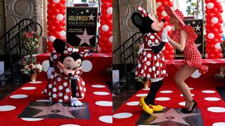 Minnie recibe estrella en Hollywood, 40 años después que Mickey Mouse
