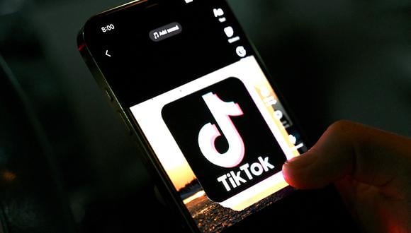 El icono de una aplicación de teléfono móvil para compartir videos, TikTok.