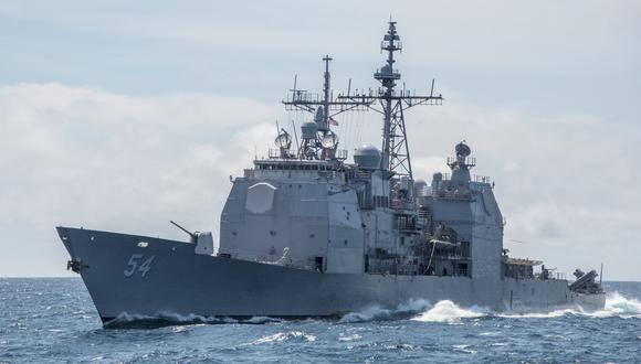 La marina de China expulsó a dos buques de guerra de Estados Unidos del mar de China meridional. (AP).