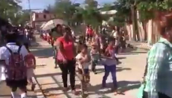 Balacera en pleno desfile de niños de inicial en México [VIDEO]