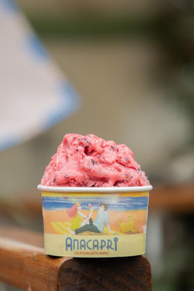 At Anacapri they have created more than forty flavors of gelato.