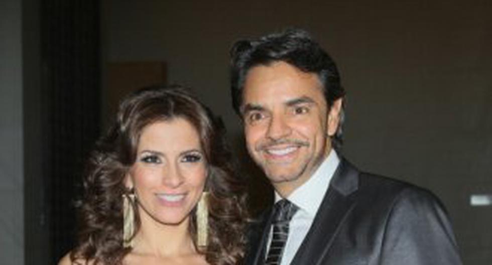 Eugenio Derbez y Alessandra Rosaldo. (Foto: Getty Images)