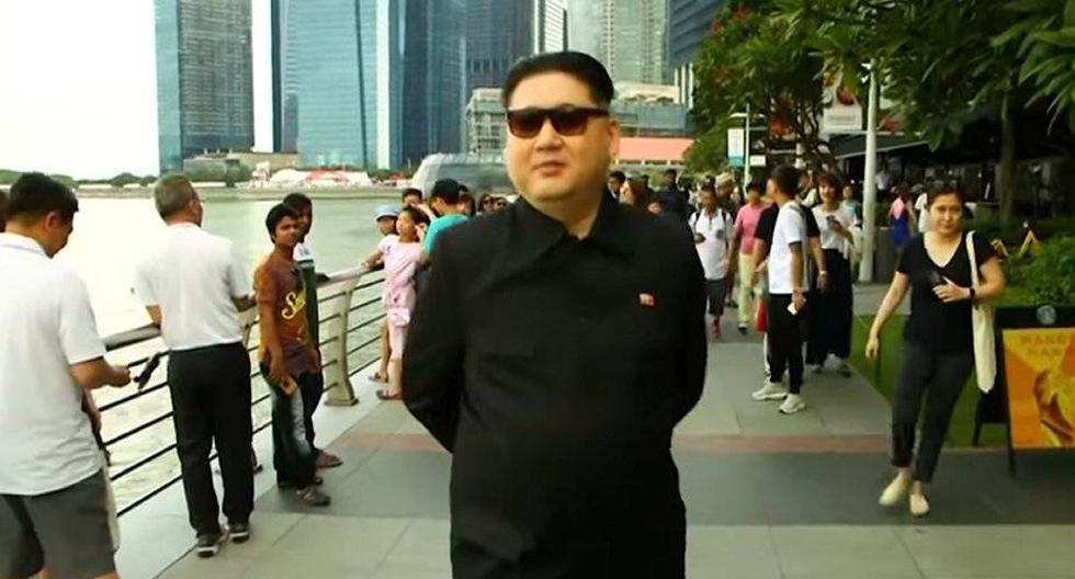 "Presencia" de Kim Jong-un sorprende en Singapur. (Foto: YouTube)