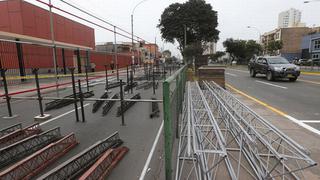 Parada Militar: vías auxiliares de Av. Brasil fueron cerradas