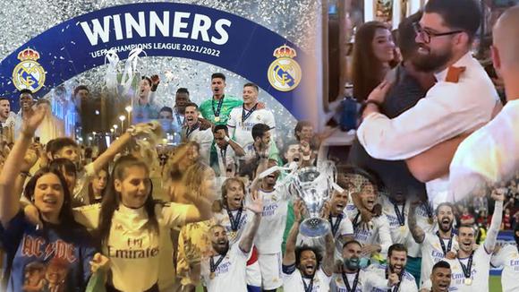 Así celebran en España el triunfo del Real Madrid