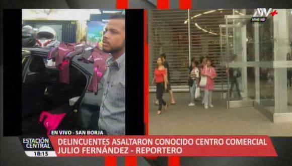 Esta tarde, tres presuntos tenderos, nacionalidad extranjera, hurtaron en una tienda de un conocido centro comercial, ubicado en el distrito de San Borja. (Video: ATV+)