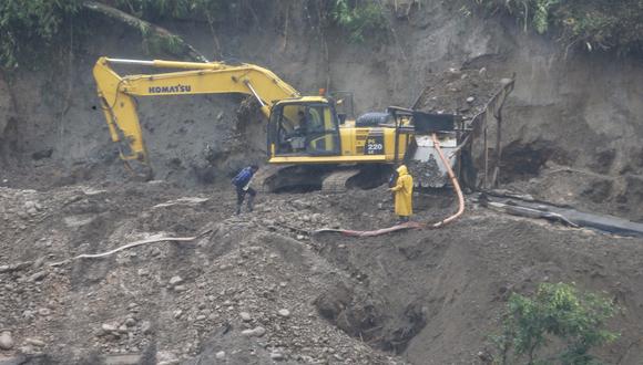 La minería informal aún es un problema urgente para el Gobierno. (Foto: USI)