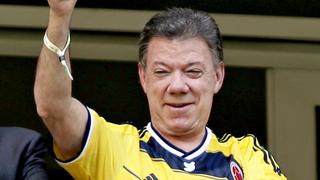 Así celebró el presidente Santos la clasificación de Colombia [VIDEO]