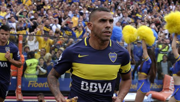 El 'Apache' Carlos Tévez se sumó a los entrenamientos de Boca Juniors este viernes y jugará la Copa Libertadores frente a Alianza Lima. (Foto: AFP)