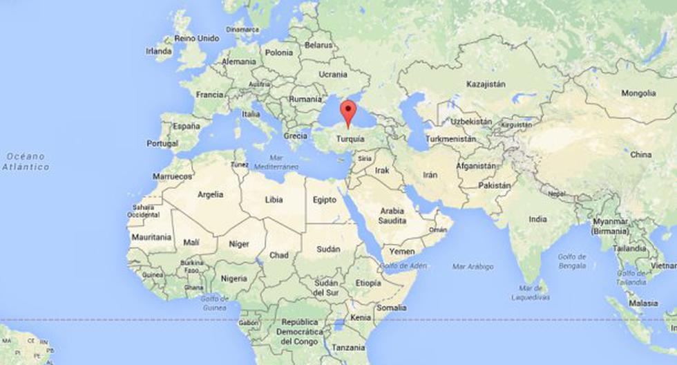 Una provincia turca se cree durante unas horas el centro del mundo. (Foto: Google Maps)