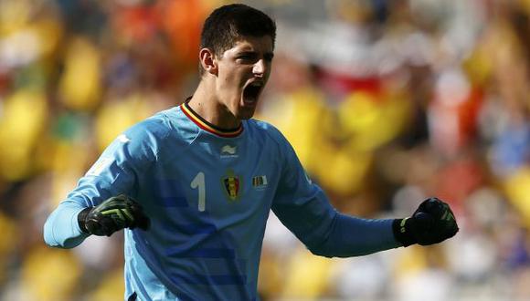 "Courtois se marcha al Chelsea", dijo el entrenador de Bélgica