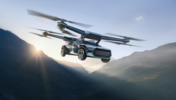 El auto volador ya es una realidad: Es un dron con forma de automóvil. (Foto: Twitter XPeng)