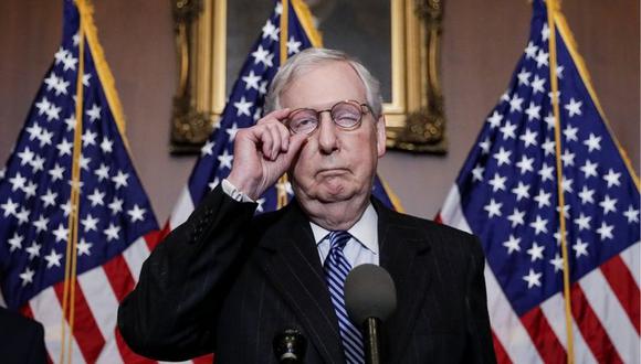 El líder de la mayoría republicana en el Senado, Mitch McConnell. (Foto: Reuters)