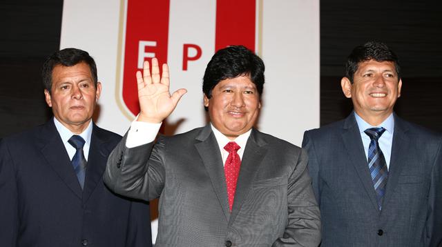 Edwin Oviedo, actual presidente de la Federación Peruana de Fútbol.