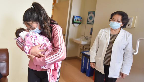 La bebé respondió bien a la operación. "Es una guerrera", dijo uno de los cirujanos. (Foto: INSN San Borja)