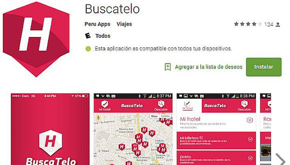 BuscaTelo, la app que permite ubicar hoteles con facilidad