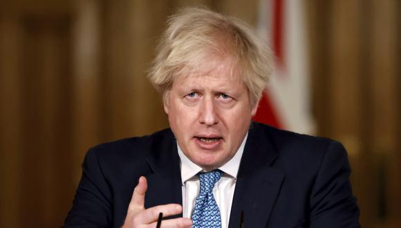 Primer ministro del Reino Unido, Boris Johnson, habló sobre la variante británica de coronavirus. (Foto de archivo: AP)