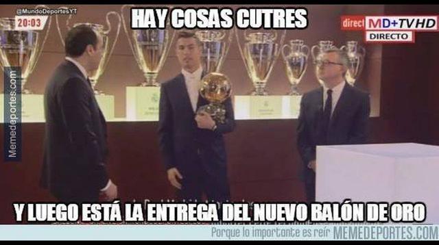 Cristiano Ronaldo: graciosos memes de su cuarto Balón de Oro - 5