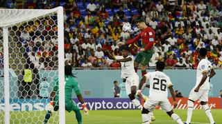 Portugal vs. Ghana: el sorprendente salto de Cristiano Ronaldo que pudo ser gol de cabeza | VIDEO