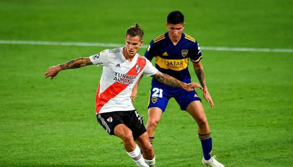 Boca Juniors y River Plate volverán a enfrentarse en el clásico del fútbol argentino. (Foto: AFP)